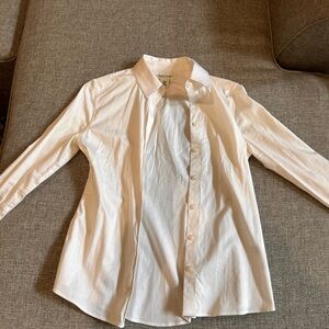 Banana Republic White Button Down Shirt